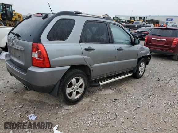 2010 Kia Sportage LX with VIN KNDKG3A42A7701087, listed as a Copart auction lot 52576435 with 143,450 mi miles and Clean Title. Bid and sale history available at carsss.com. Image 3.