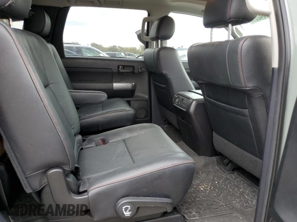 2021 Toyota Sequoia TRD Pro with VIN 5TDEY5B19MS186271, listed as a Copart auction lot 77642514 with 44,172 mi miles and Salvage Title. Bid and sale history available at carsss.com. Image 10.