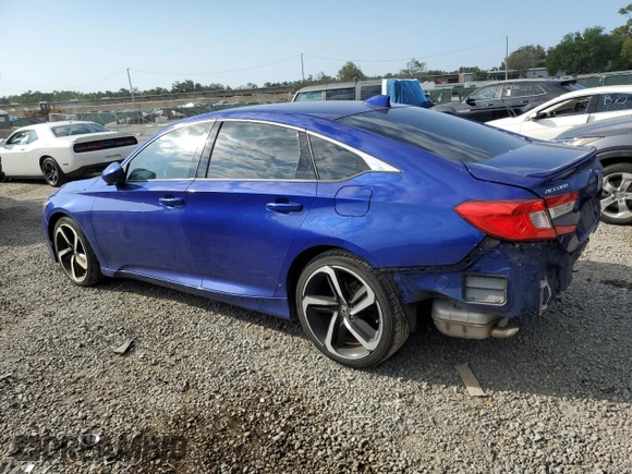 2019 Honda Accord Sedan Sport 1.5T with VIN 1HGCV1F36KA127307, listed as a Copart auction lot 53400675 with 56,091 mi miles and Salvage Title. Bid and sale history available at carsss.com. Image 2.