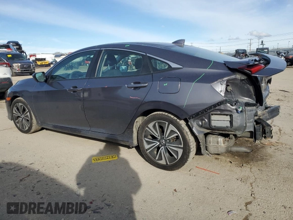 2017 Honda Civic EX-T with VIN 19XFC1E39HE025783, listed as a Copart auction lot 88150445 with 73,523 mi miles and Salvage Title. Bid and sale history available at DreamBid. Image 2.