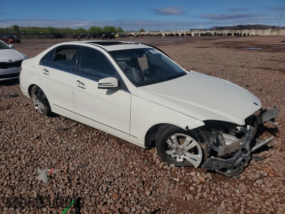 2010 Mercedes-Benz C 300 Sport with VIN WDDGF5EB7AF359225, listed as a Copart auction lot 59323715 with 151,444 mi miles and Salvage title. Bid and sale history available at DreamBid. Image 4.