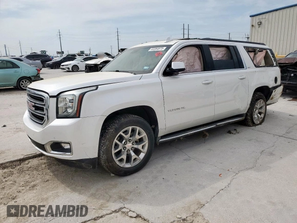 2016 GMC Yukon XL SLT z VIN 1GKS1GKC1GR252081, wystawiony jako Copart lot #53354975 z przebiegiem 200 621 mil mil oraz Szkoda całkowita • Salvage title. Historia ofert i sprzedaży dostępna na DreamBid. Obrazek 1.