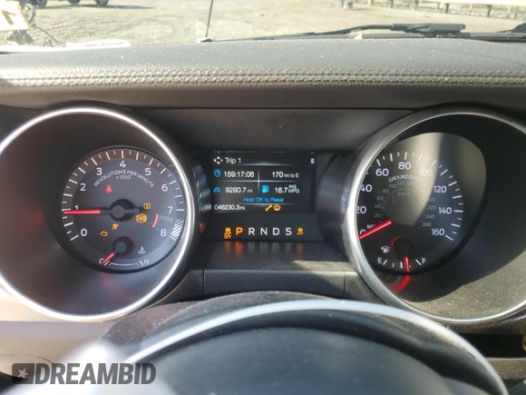 2018 Ford Mustang GT with VIN 1FA6P8CF9J5165267, listed as a Copart auction lot 49875375 with 46,230 mi miles and Salvage Title. Bid and sale history available at carsss.com. Image 9.
