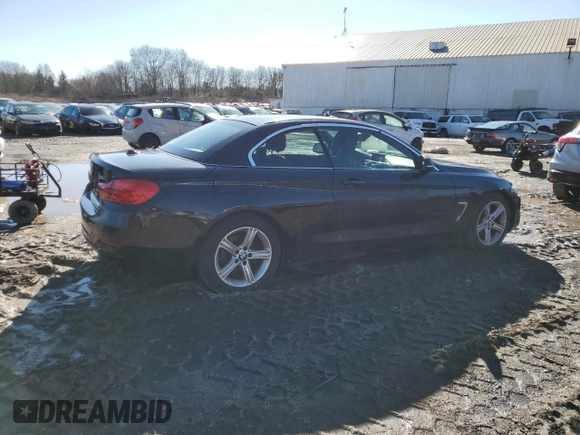 2014 BMW 4 Series 428i with VIN WBA3V7C58EJ873122, listed as a Copart auction lot 43288005 with 129,038 mi miles and Clean title. Bid and sale history available at DreamBid. Image 3.