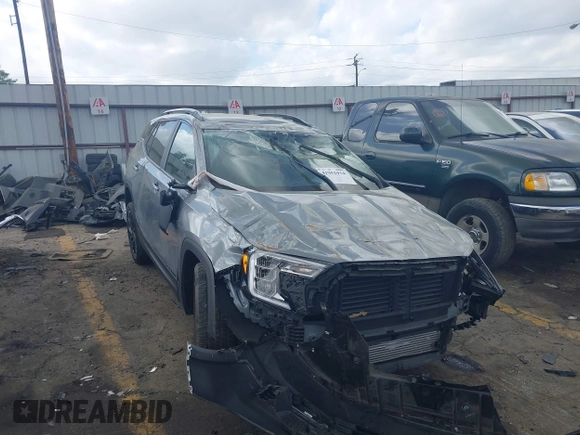 2024 GMC Terrain SLE z VIN 3GKALMEG7RL190649, wystawiony jako IAAI lot #41952934 z przebiegiem 20 473 mil mil oraz . Historia ofert i sprzedaży dostępna na DreamBid. Obrazek 1.