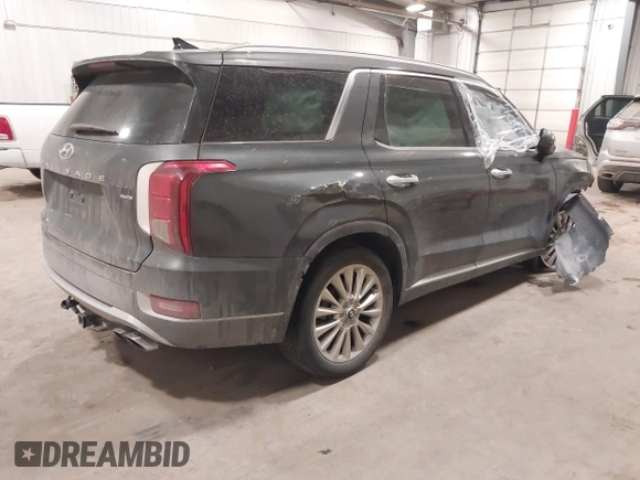 2020 Hyundai Palisade Limited with VIN KM8R5DHE1LU104070, listed as a IAAI auction lot 41322538 with 50,226 mi miles and . Bid and sale history available at DreamBid. Image 4.