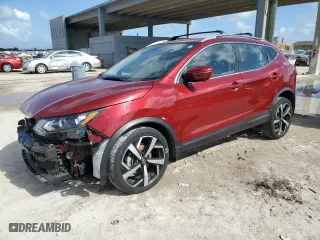 2022 Nissan Rogue Sport SL with VIN JN1BJ1CW4NW482622, listed as a Copart auction lot 50770935 with 15,585 mi miles and Salvage Title. Bid and sale history available at carsss.com. Image 1.