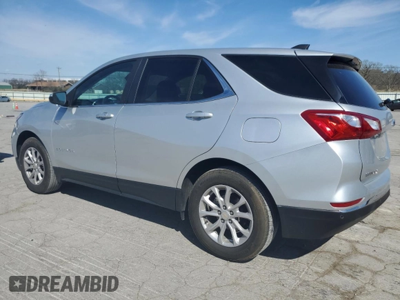 2021 Chevrolet Equinox LT with VIN 3GNAXKEV4MS154684, listed as a Copart auction lot 50693285 with 34,312 mi miles and Salvage Title. Bid and sale history available at DreamBid. Image 2.
