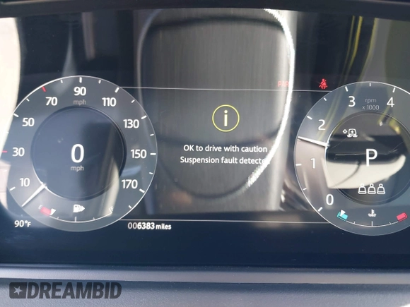 2024 Land Rover Range Rover Velar Dynamic SE with VIN SALYL2EX9RA372092, listed as a IAAI auction lot 40430092 with 6,383 mi miles and . Bid and sale history available at DreamBid. Image 7.