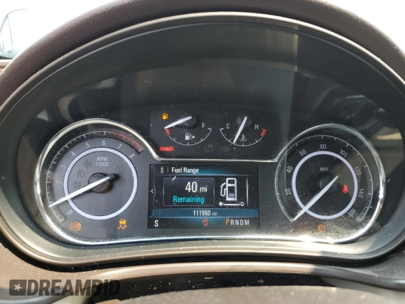 2016 Buick Regal Premium II with VIN 2G4GS5GX6G9197423, listed as a Copart auction lot 59928045 with 111,960 mi miles and Salvage title. Bid and sale history available at DreamBid. Image 9.