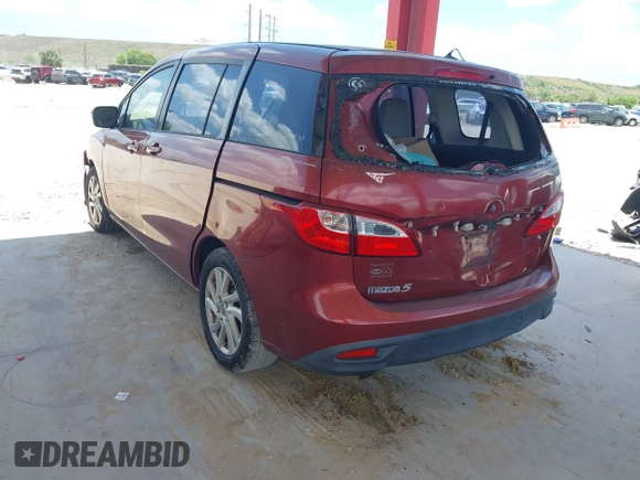 2012 Mazda 5 Sport z VIN JM1CW2BL4C0119625, wystawiony jako IAAI lot #42306364 z przebiegiem 138 906 mil mil oraz . Historia ofert i sprzedaży dostępna na DreamBid. Obrazek 3.