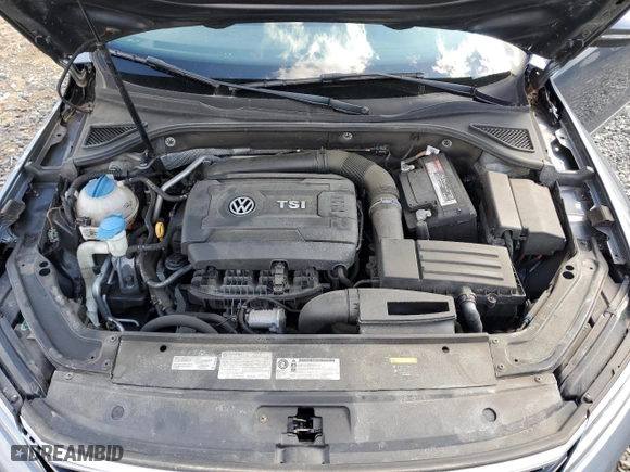 2017 Volkswagen Passat 1.8T SE w/Technology with VIN 1VWGT7A32HC002377, listed as a Copart auction lot 50373475 with 87,288 mi miles and Salvage Title. Bid and sale history available at carsss.com. Image 11.