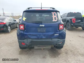 2017 Jeep Renegade Altitude with VIN ZACCJABB9HPG45573, listed as a IAAI auction lot 40929936 with 103,810 mi miles. Bid and sale history available at carsss.com. Image 16.