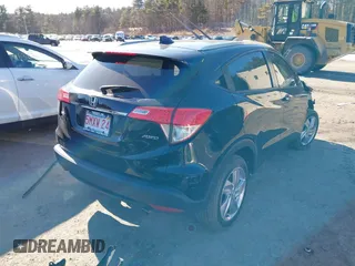2020 Honda HR-V EX with VIN 3CZRU6H55LM707587, listed as a IAAI auction lot 41601932 with 44,102 mi miles. Bid and sale history available at carsss.com. Image 4.