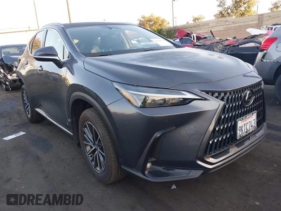 2024 Lexus NX 350h Premium with VIN JTJGKCEZ3R5019690, listed as a IAAI auction lot 42540919 with 21,705 mi miles and . Bid and sale history available at DreamBid. Image 1.