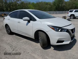 2022 Nissan Versa SV z VIN 3N1CN8EV1NL852274, wystawiony jako Copart lot #53149755 z przebiegiem Nie podano mil oraz Szkody całkowita. Historia ofert i sprzedaży dostępna na DreamBid. Obrazek 4.