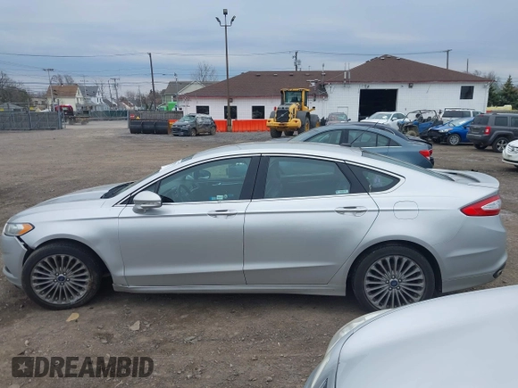 2016 Ford Fusion Titanium with VIN 3FA6P0K93GR117587, listed as a IAAI auction lot 42079701 with 142,105 mi miles. Bid and sale history available at carsss.com. Image 14.