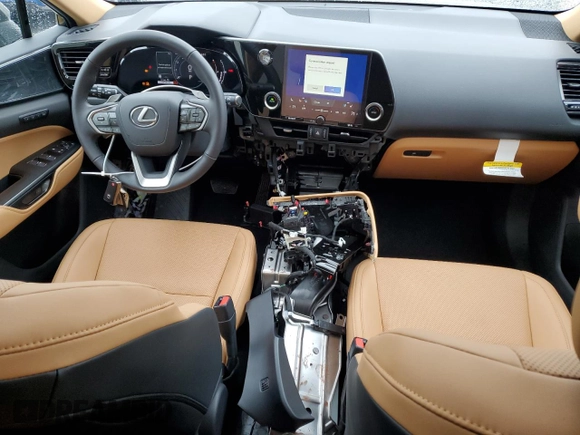 2025 Lexus NX with VIN 2T2GDCAZ6SC021165, listed as a Copart auction lot 86901944 with 165 mi miles and Non Repairable. Bid and sale history available at carsss.com. Image 8.