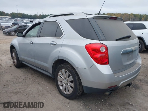 2010 Chevrolet Equinox LTZ with VIN 2CNFLFEY2A6280933, listed as a IAAI auction lot 40784866 with 15,372 mi miles. Bid and sale history available at carsss.com. Image 3.
