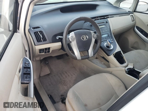 2010 Toyota Prius Four with VIN JTDKN3DU5A1251665, listed as a Copart auction lot 54578465 with Not Provided miles and Salvage Title. Bid and sale history available at DreamBid. Image 8.