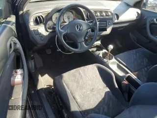 2002 Acura RSX Manual with VIN JH4DC53812C004405, listed as a Copart auction lot 43590925 with 213,231 mi miles and Salvage title. Bid and sale history available at DreamBid. Image 8.