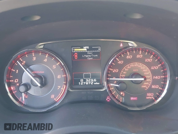 2015 Subaru WRX Premium with VIN JF1VA1D66F9813179, listed as a IAAI auction lot 42153431 with 127,872 mi miles. Bid and sale history available at carsss.com. Image 7.