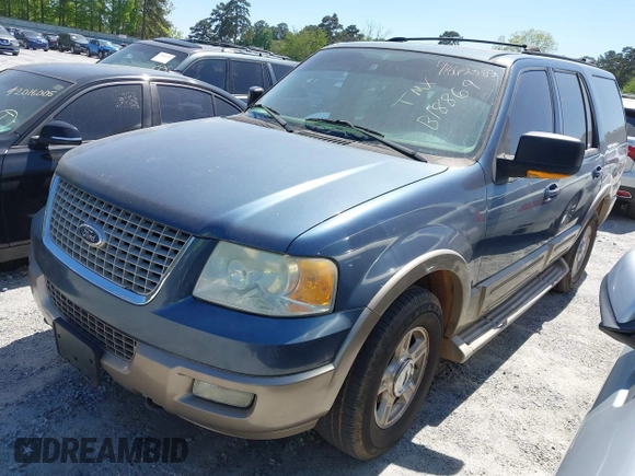 2004 Ford Expedition Eddie Bauer with VIN 1FMFU18L54LB18869, listed as a IAAI auction lot 41862385 with 258,709 mi miles. Bid and sale history available at carsss.com. Image 2.