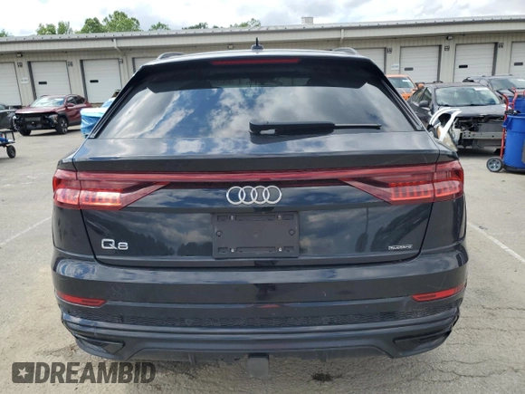2020 Audi Q8 Prestige z VIN WA1FVAF16LD005292, wystawiony jako Copart lot #57674325 z przebiegiem 62 874 mil mil oraz Szkoda całkowita • Salvage title. Historia ofert i sprzedaży dostępna na DreamBid. Obrazek 6.