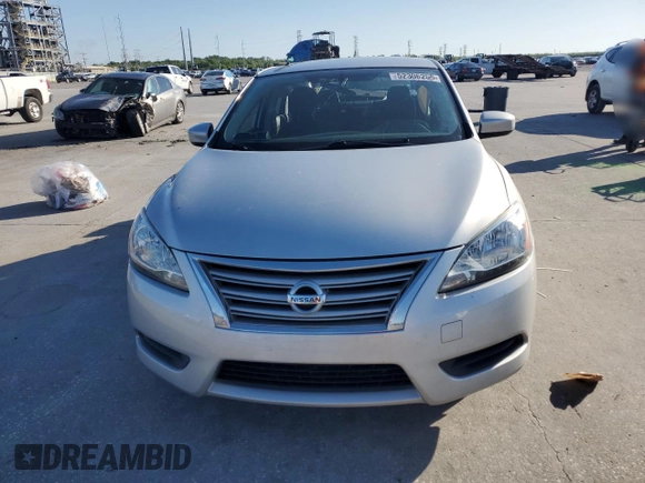 2015 Nissan Sentra SV with VIN 3N1AB7AP3FL694961, listed as a Copart auction lot 52306255 with 87,866 mi miles and Salvage Title. Bid and sale history available at carsss.com. Image 5.