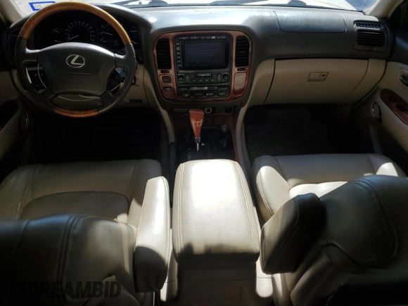 2002 Lexus LX 470 z VIN JTJHT00W523513337, wystawiony jako Copart lot #47001735 z przebiegiem 261 108 mil mil oraz Szkoda całkowita • Salvage title. Historia ofert i sprzedaży dostępna na DreamBid. Obrazek 8.