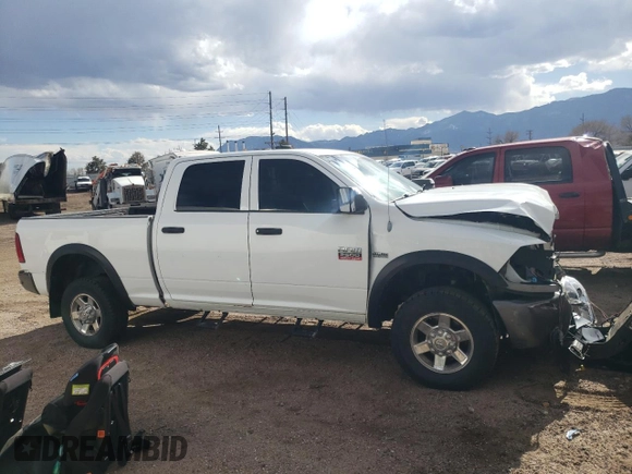 2010 Dodge 2500 ST with VIN 3D7TT2CT9AG162086, listed as a Copart auction lot 50530185 with 199,748 mi miles and Salvage Title. Bid and sale history available at DreamBid. Image 4.