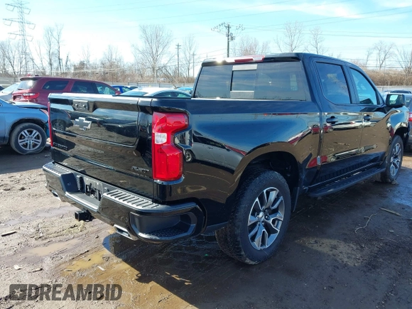 2022 Chevrolet Silverado 1500 RST with VIN 3GCUDEET1NG534651, listed as a IAAI auction lot 41698902 with 44,823 mi miles and . Bid and sale history available at DreamBid. Image 4.