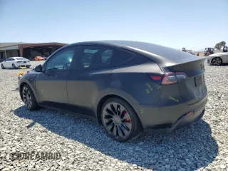 2022 Tesla Model Y Performance with VIN 7SAYGDEF8NF492954, listed as a Copart auction lot 61419965 with 24,885 mi miles and Salvage title. Bid and sale history available at DreamBid. Image 2.