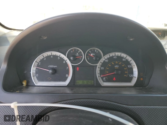 2010 Chevrolet Aveo 1LT with VIN KL1TD5DEXAB094552, listed as a Copart auction lot 63701925 with 161,846 mi miles and Salvage title. Bid and sale history available at DreamBid. Image 9.