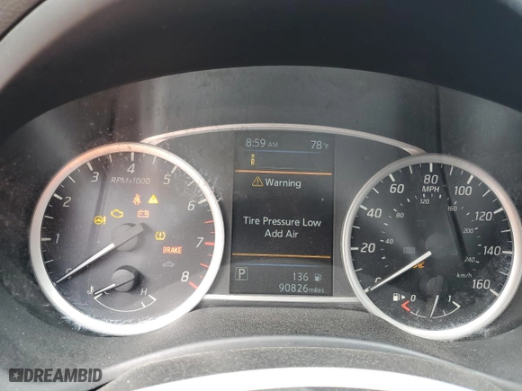 2019 Nissan Sentra S with VIN 3N1AB7AP0KY426401, listed as a Copart auction lot 53790765 with 90,826 mi miles and Salvage Title. Bid and sale history available at carsss.com. Image 9.