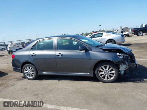 2009 Toyota Corolla with VIN 1NXBU40E69Z034459, listed as a IAAI auction lot 42095649 with 173,296 mi miles. Bid and sale history available at carsss.com. Image 13.
