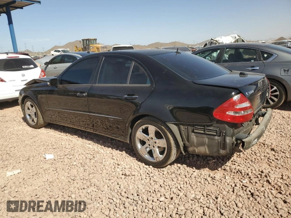 2005 Mercedes-Benz E 5.0L with VIN WDBUF70J85A749159, listed as a Copart auction lot 47374745 with 251,465 mi miles and Salvage Title. Bid and sale history available at carsss.com. Image 2.