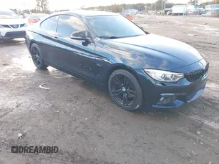 2014 BMW 4 Series 428i xDrive with VIN WBA3N9C55EF722107, listed as a IAAI auction lot 40860541 with 95,666 mi miles and . Bid and sale history available at carsss.com. Image 1.