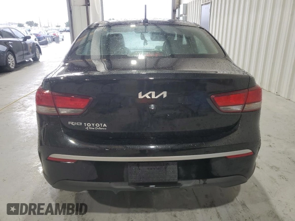 2023 Kia Rio LX with VIN 3KPA24AD0PE615673, listed as a Copart auction lot 70046634 with 55,906 mi miles and Salvage Title. Bid and sale history available at DreamBid. Image 6.