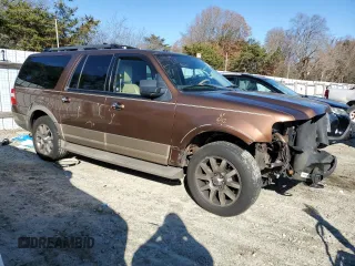 2011 Ford Expedition Max XLT with VIN 1FMJK1J50BEF00126, listed as a Copart auction lot 57623245 with 216,481 mi miles and Salvage title. Bid and sale history available at DreamBid. Image 4.