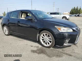 2013 Lexus CT 200h with VIN JTHKD5BH8D2123969, listed as a Copart auction lot 59513835 with 90,176 mi miles and Salvage title. Bid and sale history available at DreamBid. Image 4.