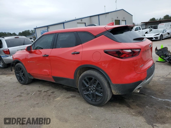 2020 Chevrolet Blazer LT with VIN 3GNKBCR46LS667864, listed as a Copart auction lot 42393635 with 92,756 mi miles and Salvage title. Bid and sale history available at DreamBid. Image 2.