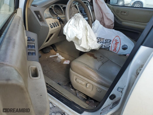 2006 Toyota Highlander w/3rd Row with VIN JTEDP21A960107567, listed as a Copart auction lot 46949545 with 278,185 mi miles and Salvage Title. Bid and sale history available at carsss.com. Image 8.
