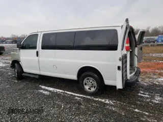 2012 Chevrolet Express Passenger LS with VIN 1GAWGPFG3C1151456, listed as a Copart auction lot 42630525 with 112,674 mi miles and Salvage title. Bid and sale history available at DreamBid. Image 2.