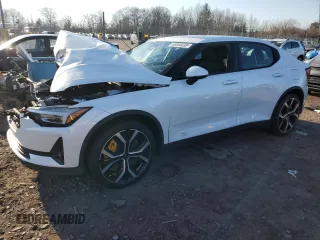 2023 Polestar 2 Performance with VIN YSMET3KA2PL115944, listed as a Copart auction lot 45304335 with 8,230 mi miles and Salvage Title. Bid and sale history available at carsss.com. Image 1.