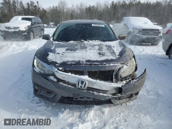 2017 Honda Civic Sedan EX-T with VIN 2HGFC1F47HH104561, listed as a Copart auction lot 84658614 with 154,991 mi miles and Salvage Title. Bid and sale history available at carsss.com. Image 5.