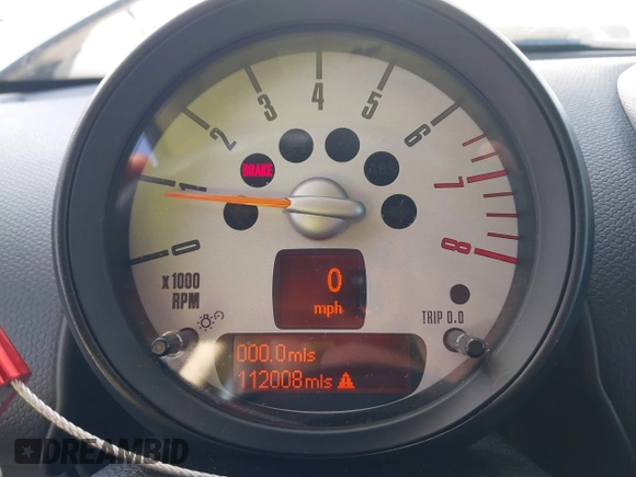 2011 MINI Countryman S with VIN WMWZC5C51BWM10385, listed as a IAAI auction lot 41952679 with 112,008 mi miles and . Bid and sale history available at DreamBid. Image 7.