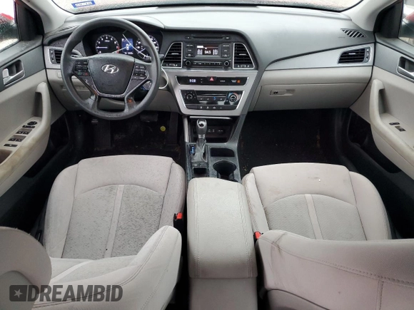 2017 Hyundai Sonata SE with VIN 5NPE24AF5HH501992, listed as a Copart auction lot 42774005 with 128,040 mi miles and Salvage Title. Bid and sale history available at DreamBid. Image 8.