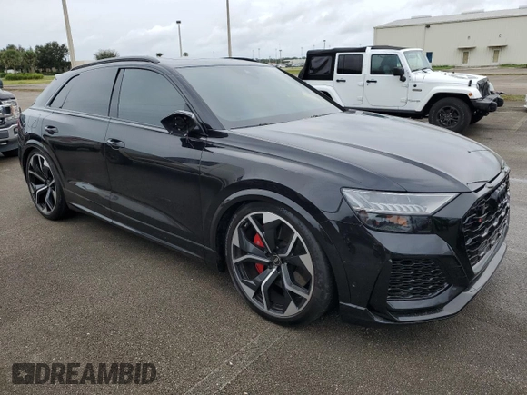 2021 Audi RS Q8 z VIN WU1ARBF11MD029420, wystawiony jako Copart lot #73844124 z przebiegiem Nie podano mil oraz Nie do naprawy. Historia ofert i sprzedaży dostępna na DreamBid. Obrazek 4.