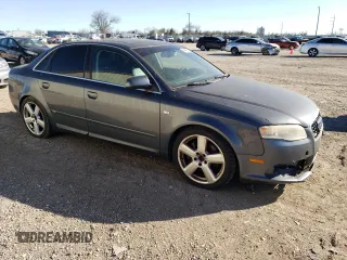 2007 Audi A4 2.0T with VIN WAUBF78E97A020121, listed as a Copart auction lot 44062605 with 101,846 mi miles and Clean Title. Bid and sale history available at carsss.com. Image 4.